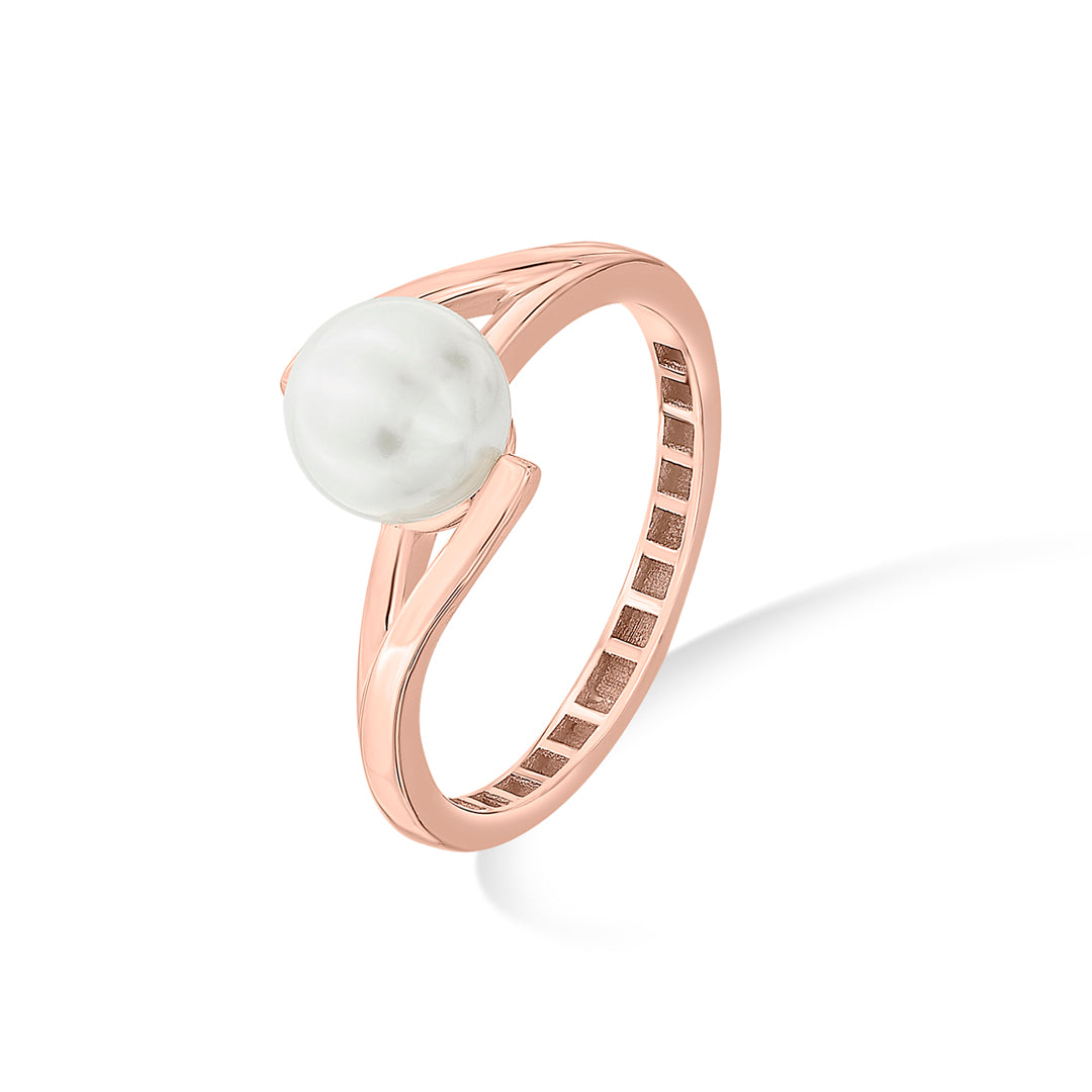 ocean’s kiss pearl gold ring