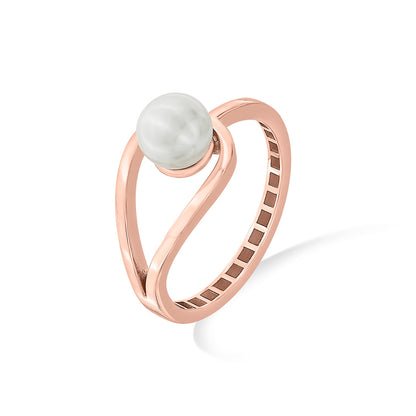 Serene Pearl Pearl Gold Rings