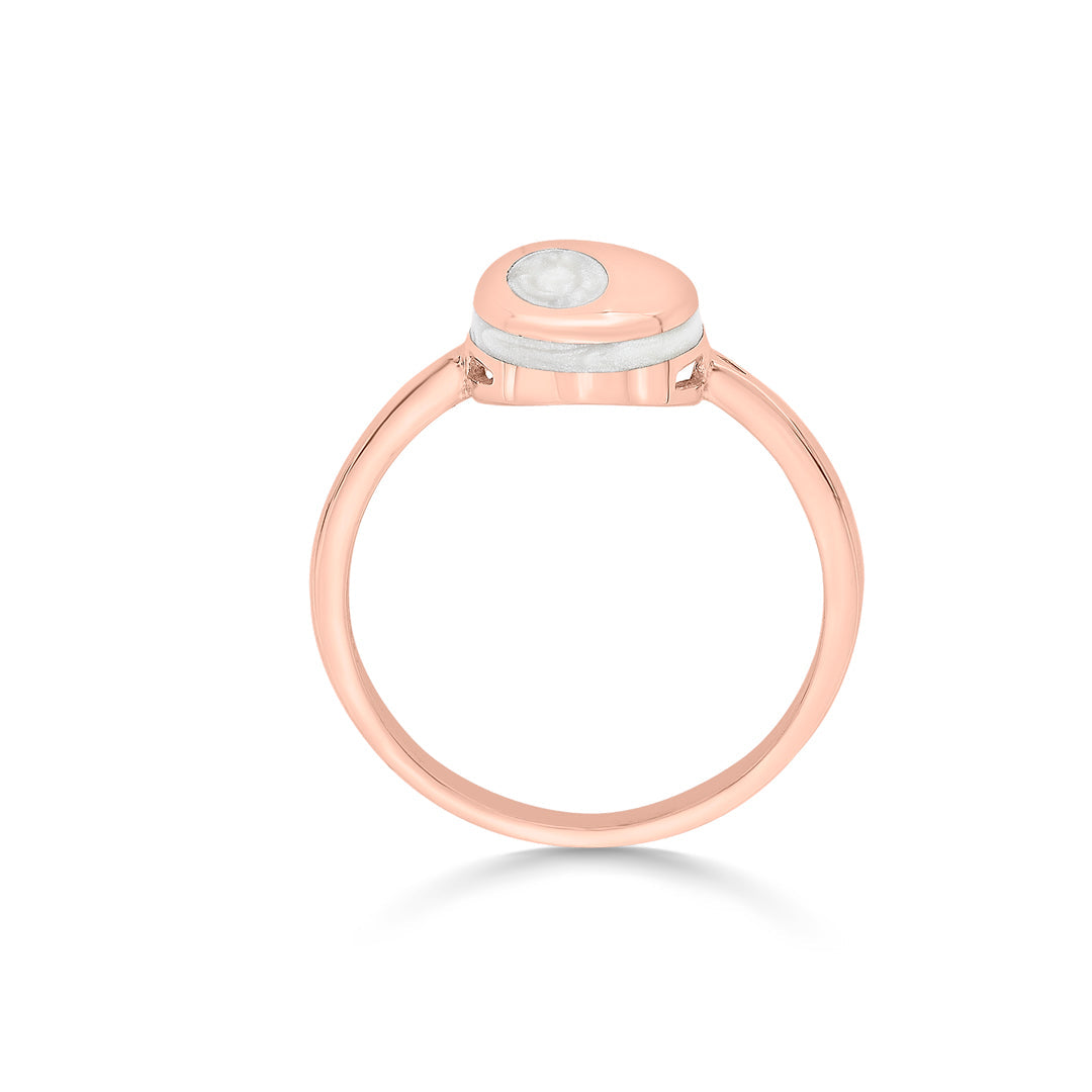 circle of grace pearl gold rings