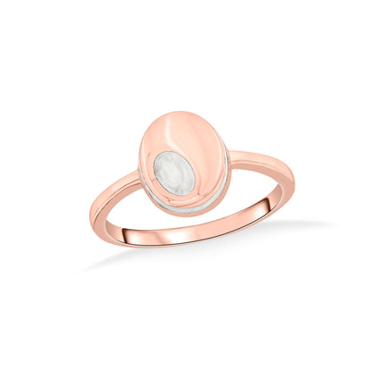 Circle of Grace Pearl Gold Ring