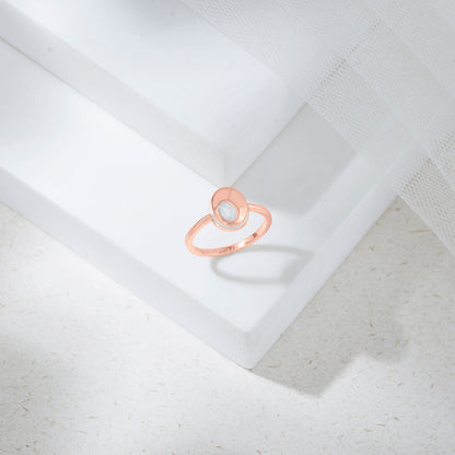 Circle of Grace Pearl Gold Ring