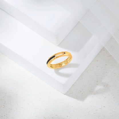 Shadow Horizon Fashion Gold Rings