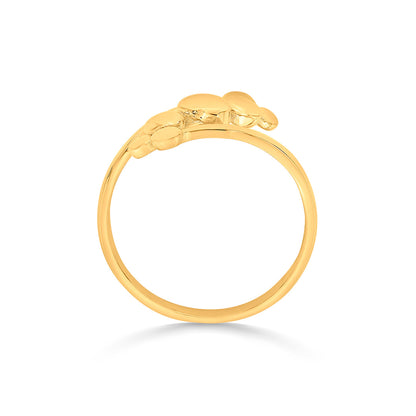 Circles of Purity Cocktail Gold Ring