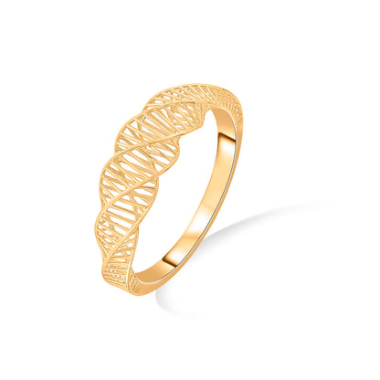 Twist of Elegance Fashion Gold Ring