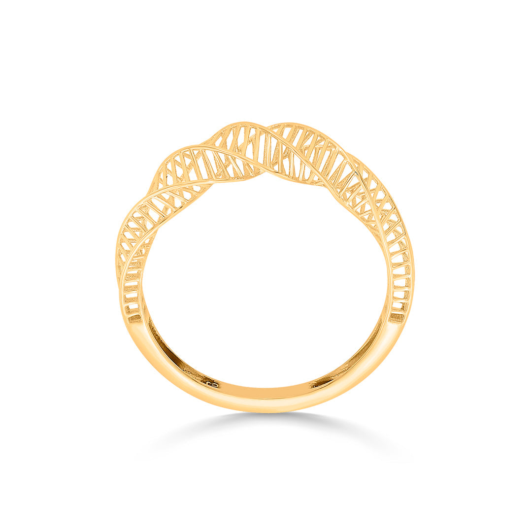 twist of elegance fashion gold rings