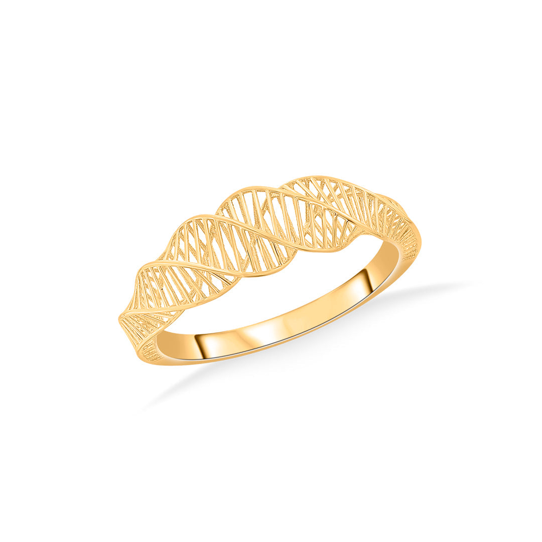 twist of elegance fashion gold rings