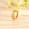 Null Edge Gold Rings