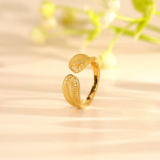 Null Edge Gold Ring for Her