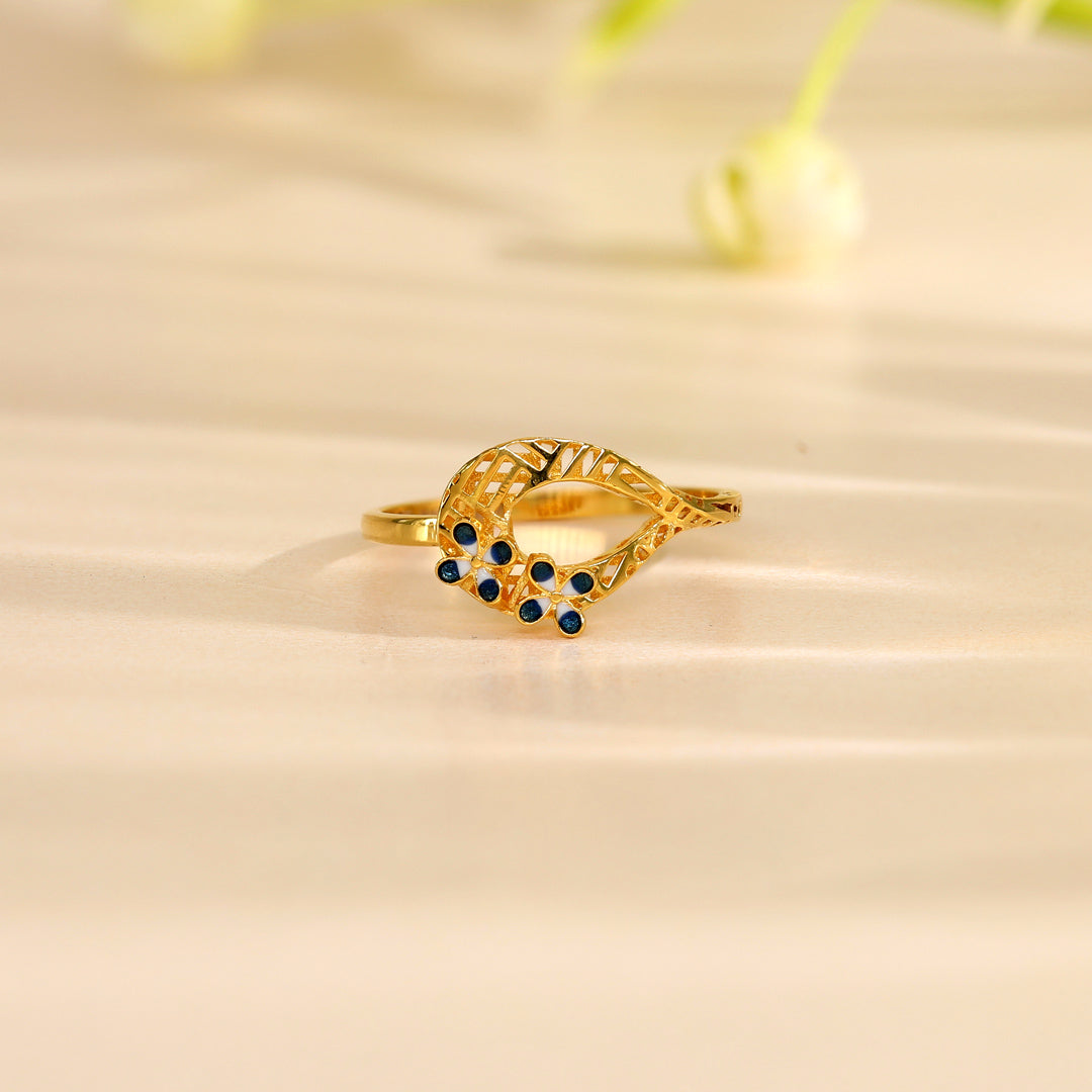 mono edge gold rings