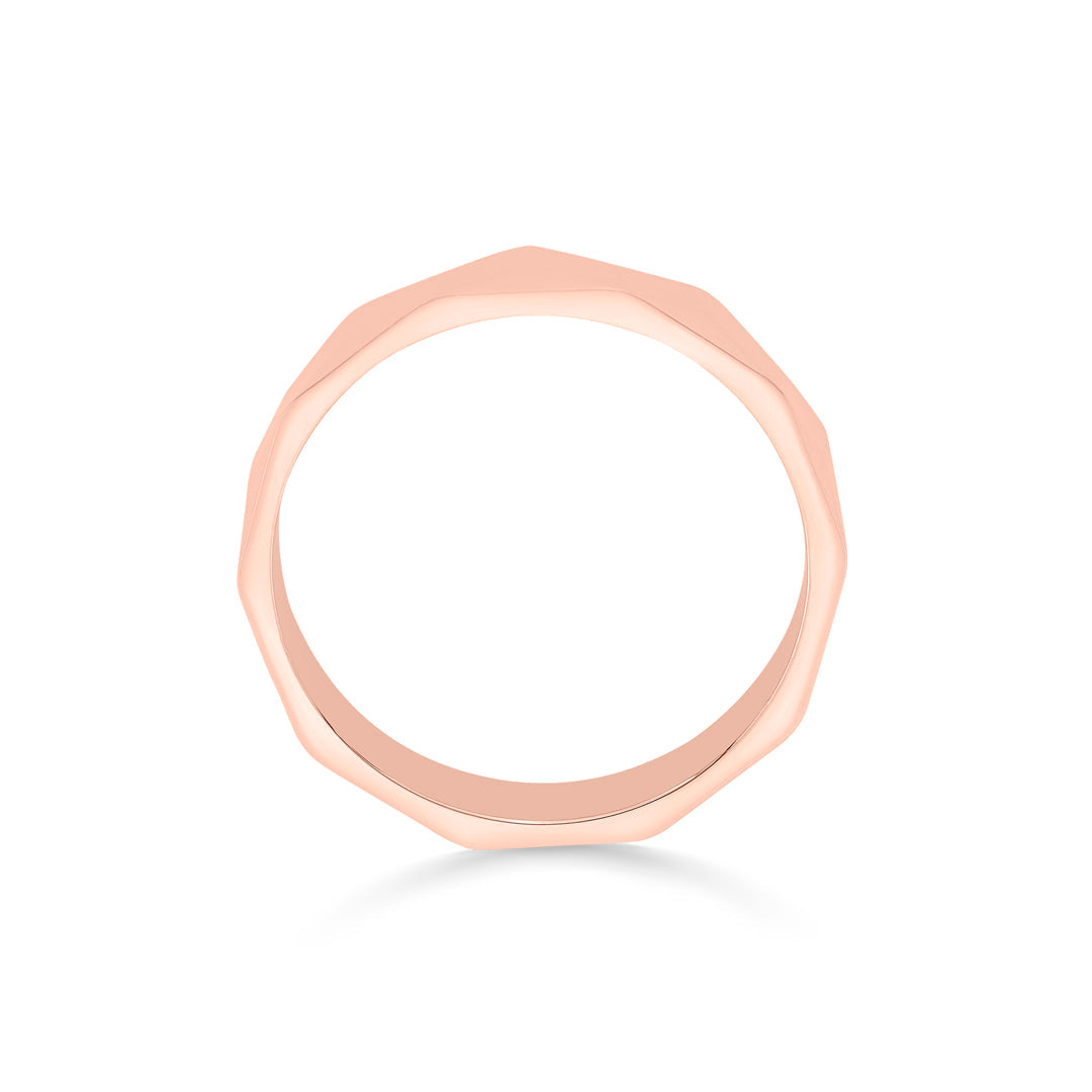 rustic charm fashion gold ring