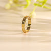 Vivid Band Gold Rings