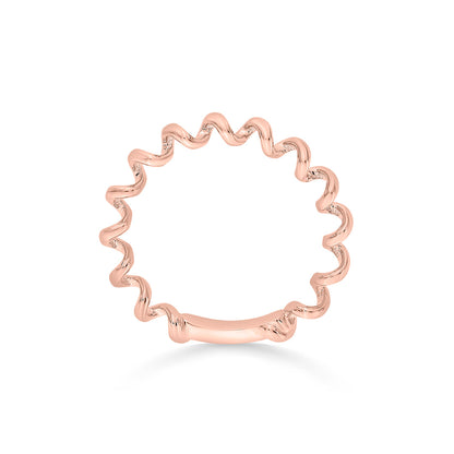 Flow Essence Cocktail Gold Ring