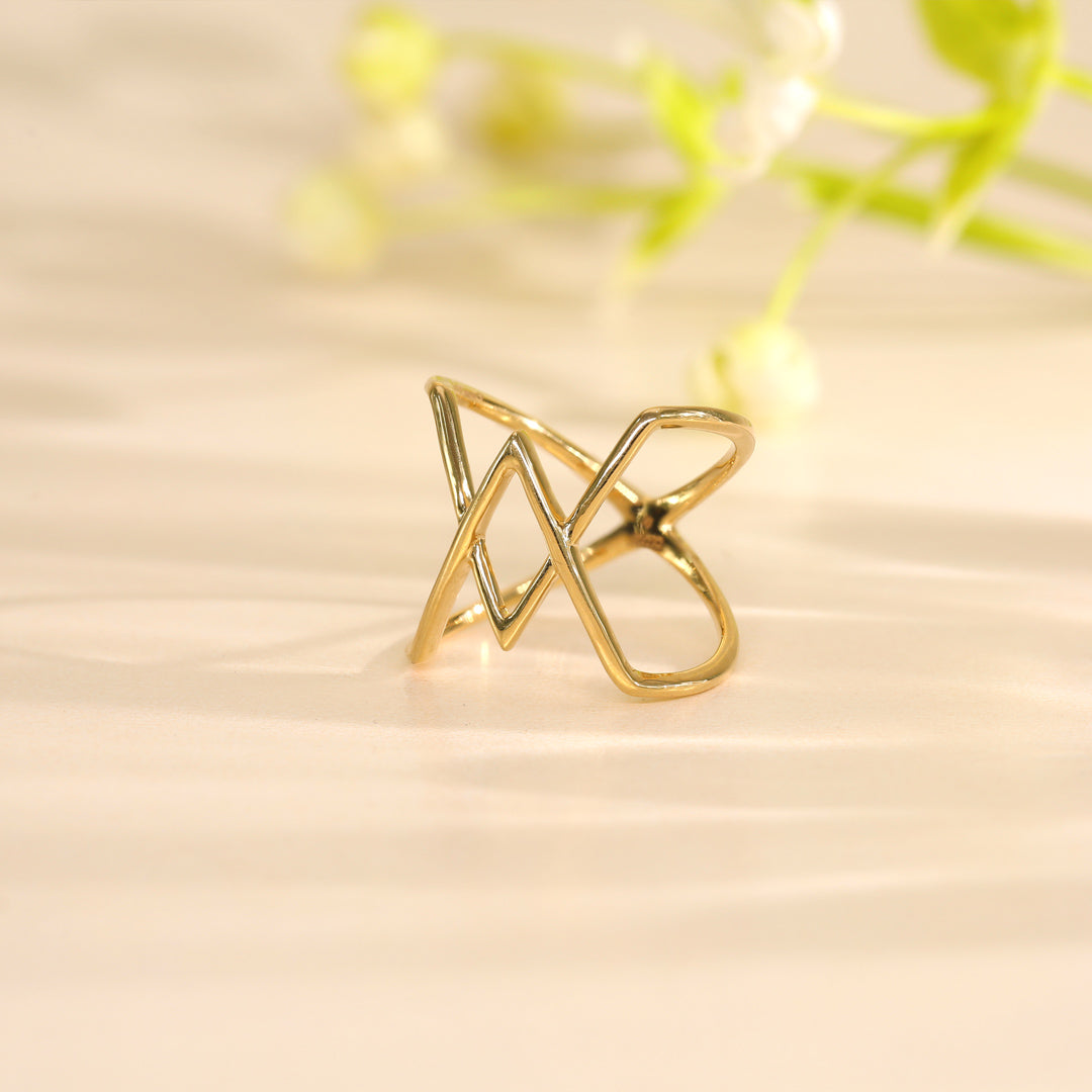 Bold Wrap Gold Ring for Her