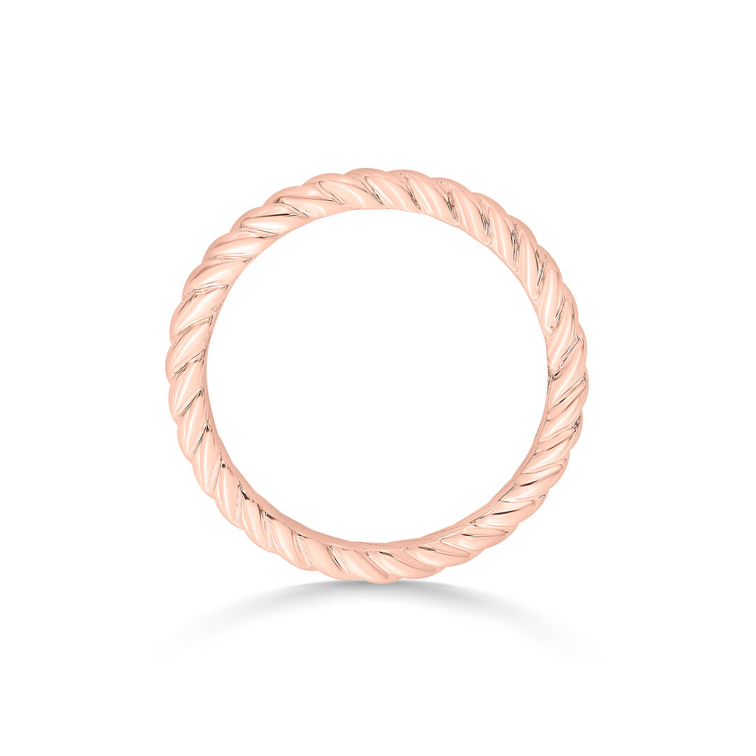 elegant twist casual gold rings