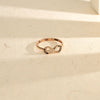 Zyora Infinity Eternity Gold Ring