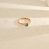 Cobalt Shine Casual Gold Ring