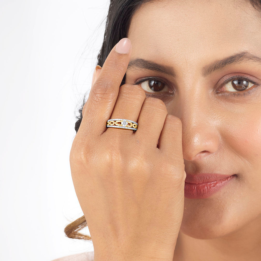 Chained Forever Women's Gold Ring