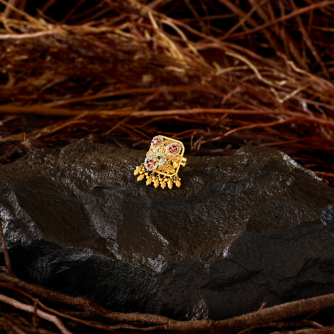 Adhira Pratha Gold Ring