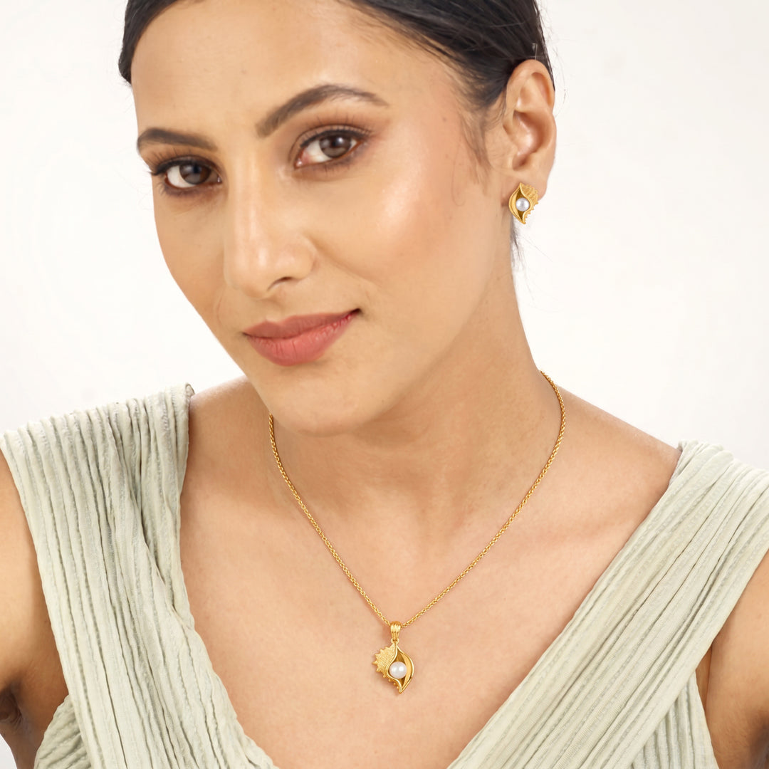 Pearl Current Ocean Collection Pendant Set