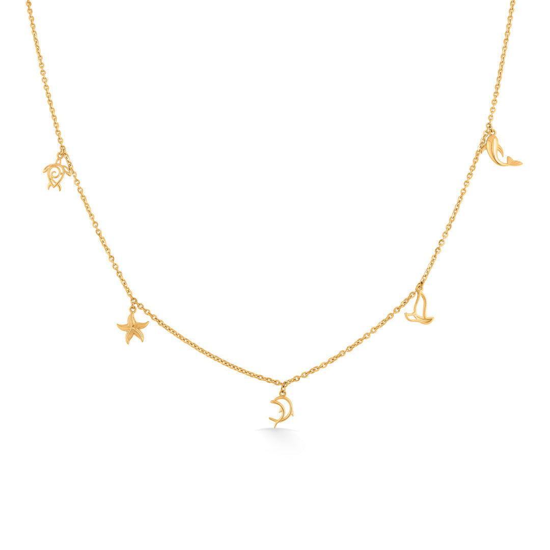 Tide of Grace Ocean Collection Modern Necklace
