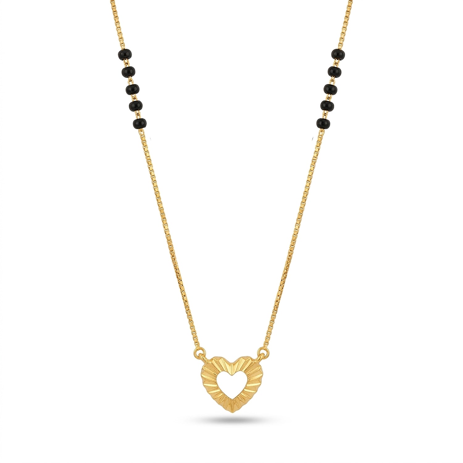 Radiant Heart 9Kt Gold Mangalsutra