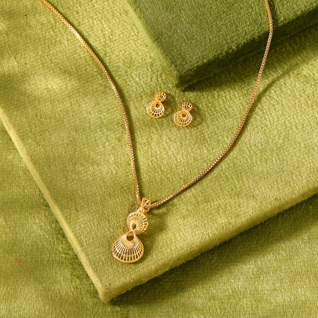 Infinity Forever Gold Pendant for Her