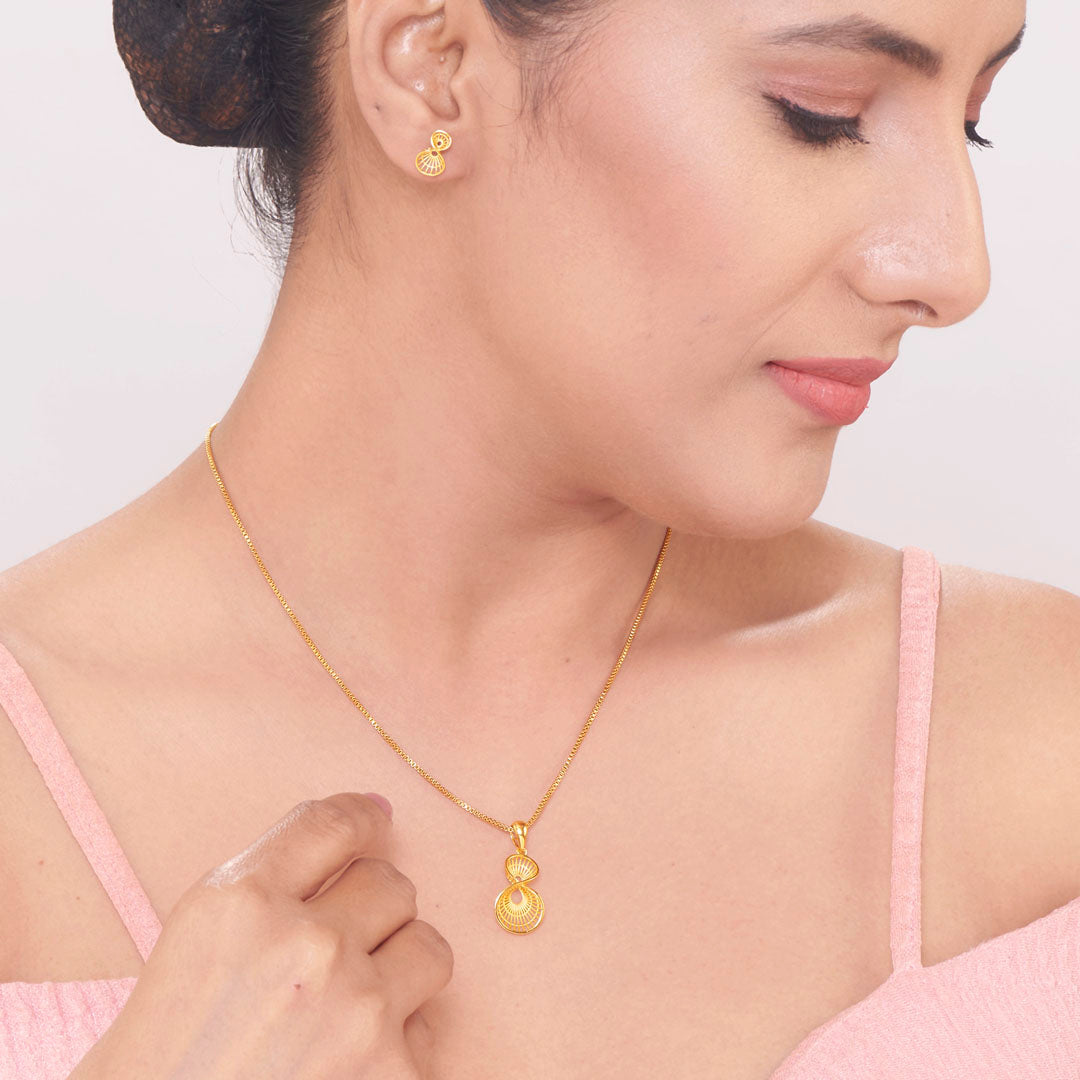 Infinity Forever Gold Pendant for Her