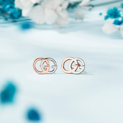 Oryn Shimmer Gold Stud Earring For Women