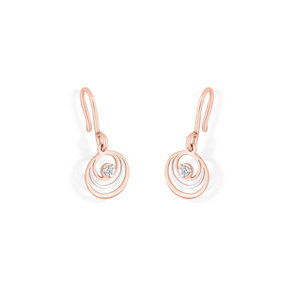 Sphera Shine Gold Dangler Earring For Women