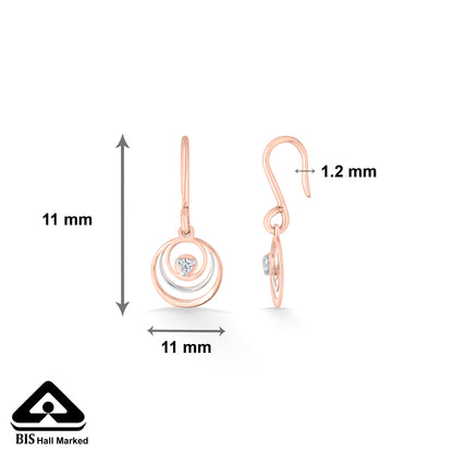 Sphera Shine Gold Dangler Earring For Women