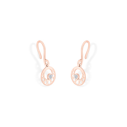 Astra Orb Gold Dangler Earring For Women
