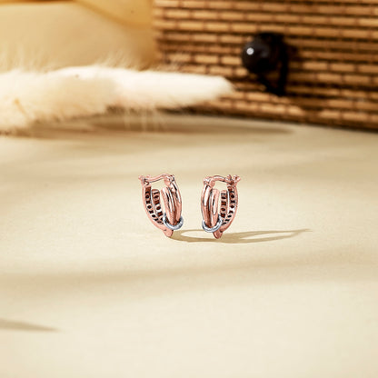 Nexa Beam Gold Hoops & Huggies Earring For Women