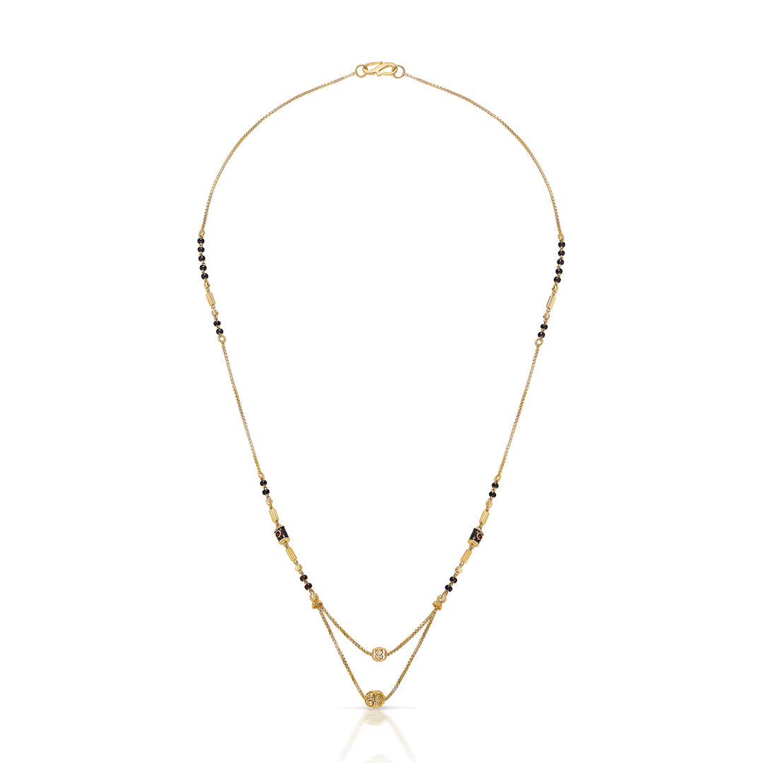 Sacred Vows Gold Modern Mangalsutra For Women