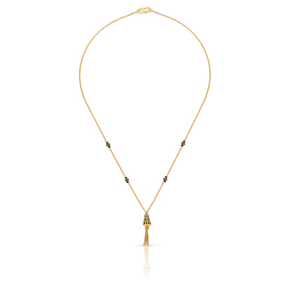 Regal Unity 22 Karat (916) Yellow Gold Modern Mangalsutra For Women