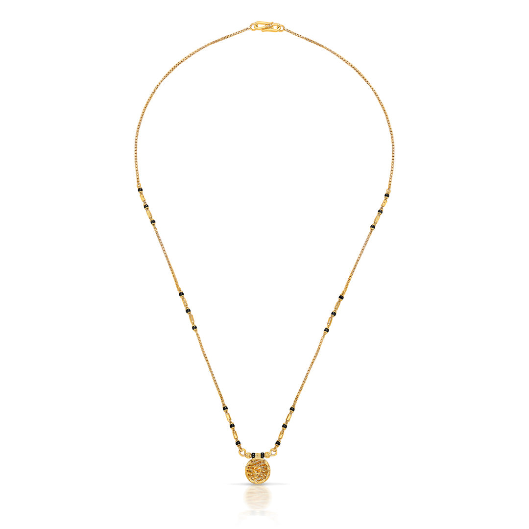 mudralekha gold modern mangalsutra