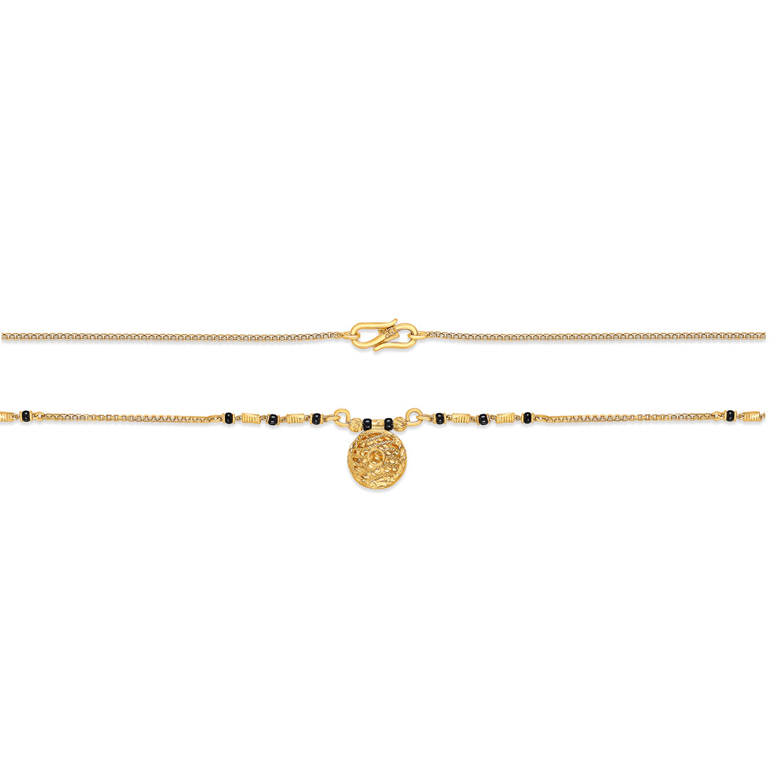 mudralekha gold modern mangalsutra