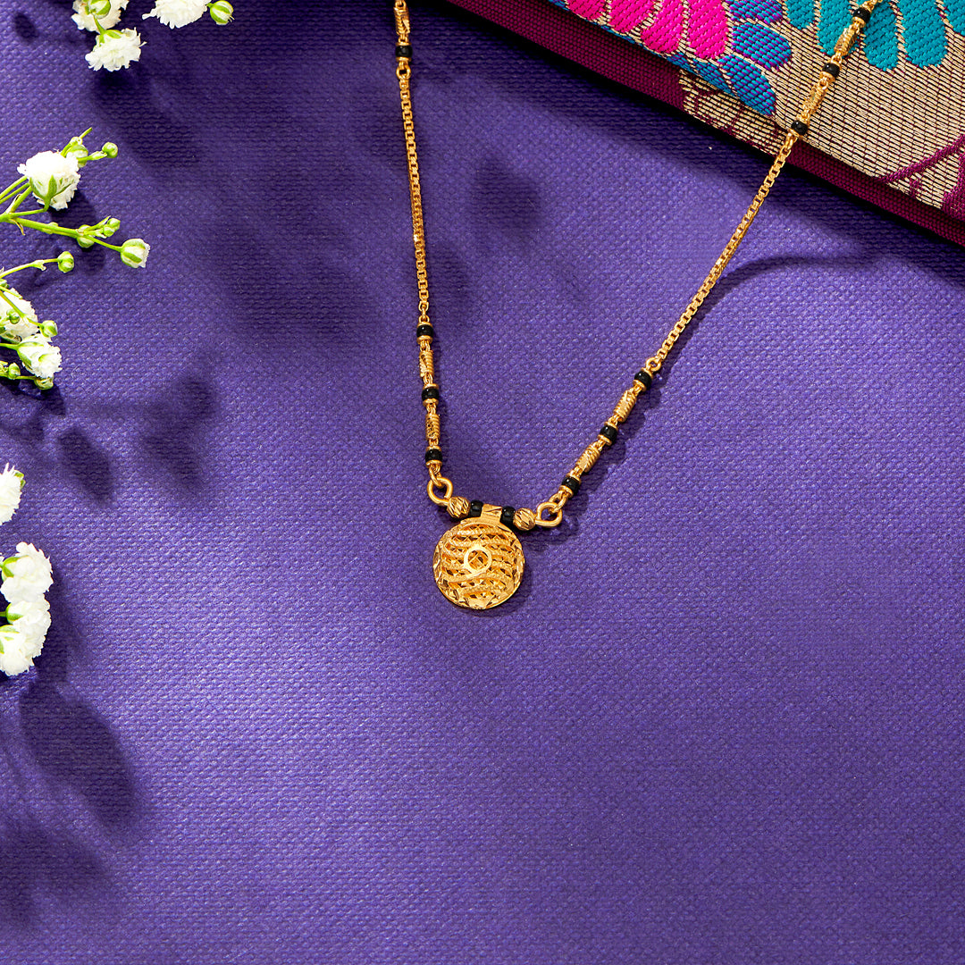 mudralekha gold modern mangalsutra
