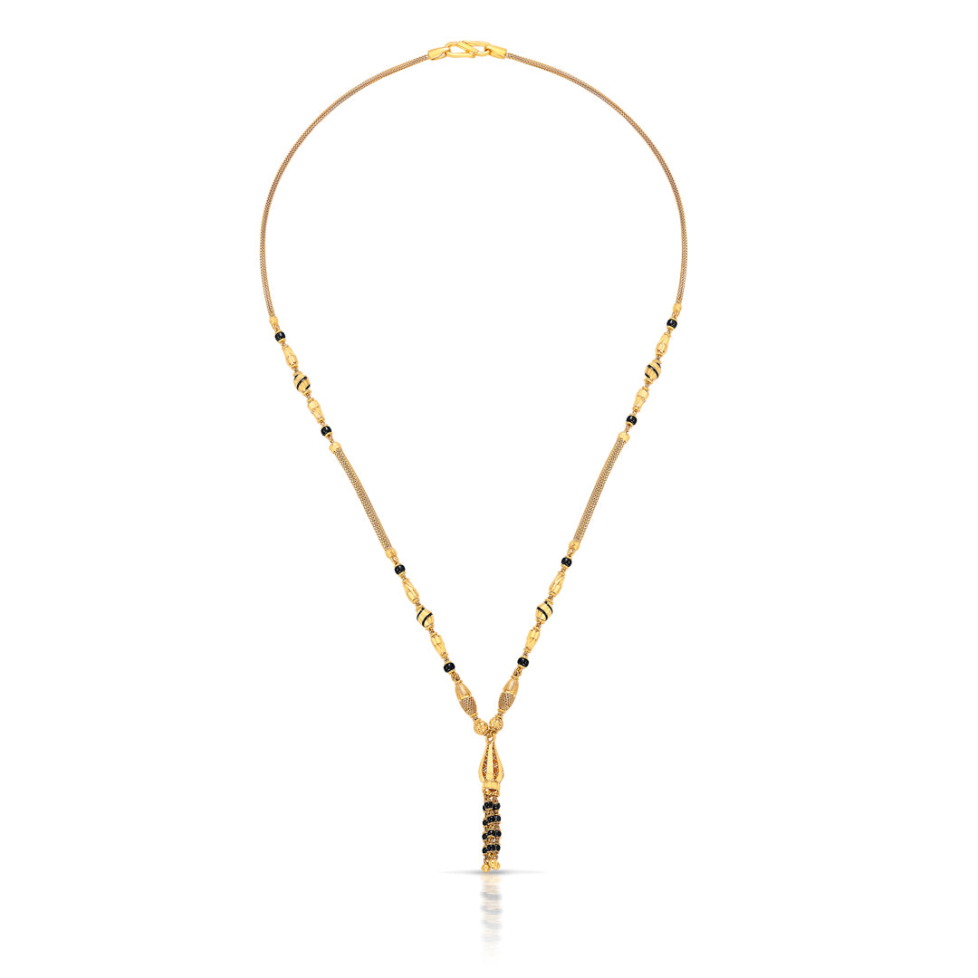 Divine Unity Yellow Gold Modern Mangalsutra For Women