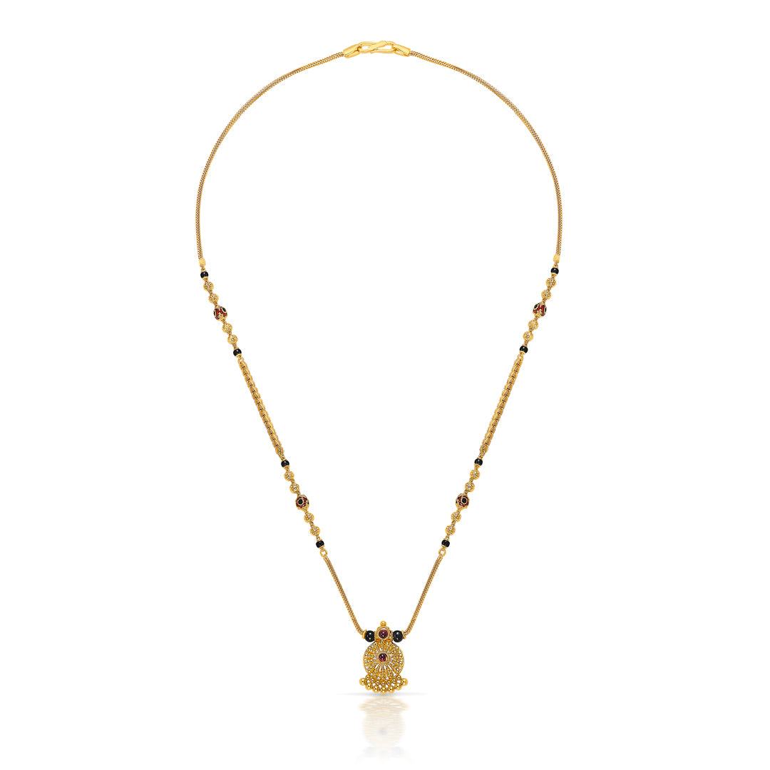 Pavitra Sutra Yellow Gold Modern Mangalsutra For Women