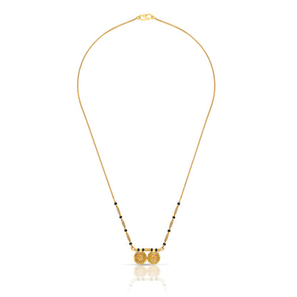 Vivah Yog Yellow Gold Modern Mangalsutra For Women