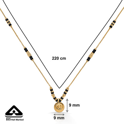 Wati Vedika Yellow Gold Wati Mani Mangalsutra For Women