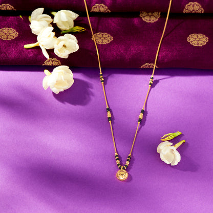 Wati Vedika Yellow Gold Wati Mani Mangalsutra For Women