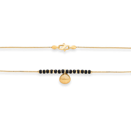 Wati Wonder Yellow Gold Wati Mani Mangalsutra For Women