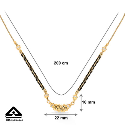 Dusky Bond Gold Modern Mangalsutra