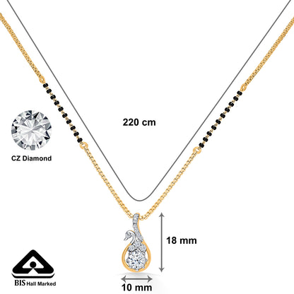 Vedhika Spark Gold Modern Mangalsutra