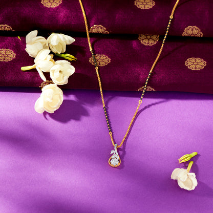 Vedhika Spark Gold Modern Mangalsutra