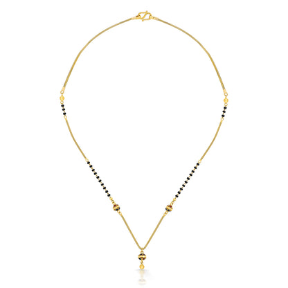 Midnight Beads Gold Modern Mangalsutra