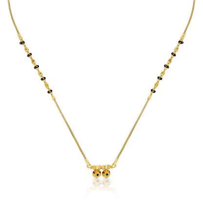 Vatsalya Wati Mani Yellow Gold Wati Mani Mangalsutra For Women