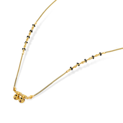 Vatsalya Wati Mani Yellow Gold Wati Mani Mangalsutra For Women