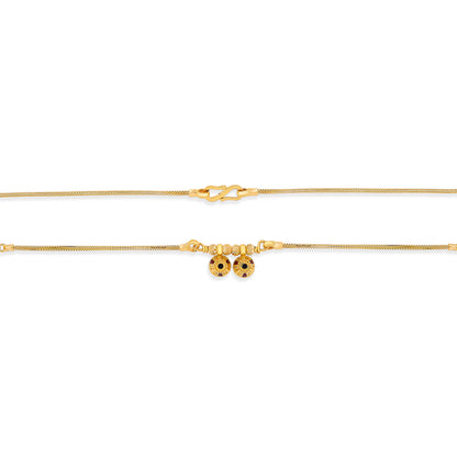 Vatsalya Wati Mani Yellow Gold Wati Mani Mangalsutra For Women